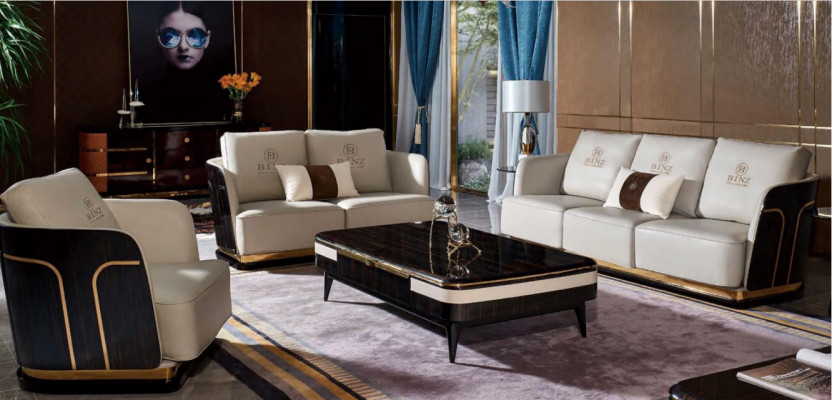 Sofagarnitur 321 Sitzer Set Design Sofa Polster Deko Couchen Couch Modern