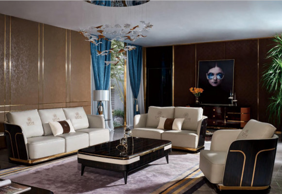 Sofagarnitur 321 Sitzer Set Design Sofa Polster Deko Couchen Couch Modern