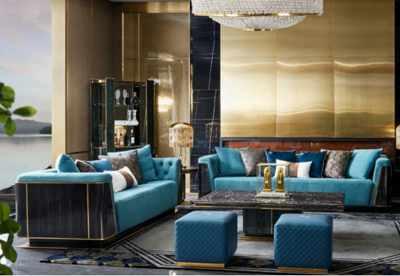 Dreisitzer Couch Couch Polster Sofa 3 Sitzer Textil Couchen Stoff Luxus Möbel