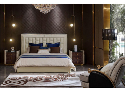 Design Leder Bett Luxus Polster Betten Doppel Modernes Ehe 180x200