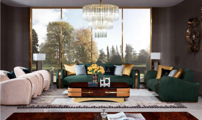 Luxus Möbel Sofagarnitur Couch Sofa Polster Couchtisch Sofas Garnitur