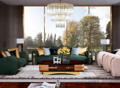 Luxus Sofagarnitur 4tlg. Set Sofa Ledersofa Polster Chesterfield Couch Sofas