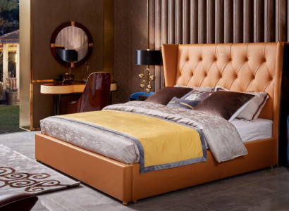 Bett Schlafzimmer Möbel 6tlg. Leder Komplett Set Design Luxus Betten