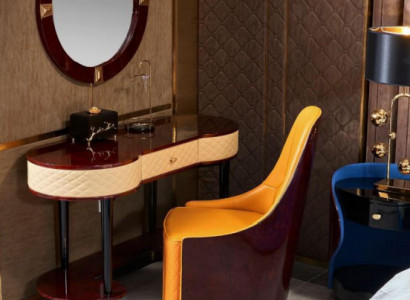 Schminktisch Spiegel Stuhl Komplett Set Kommode Schlafzimmer Modern