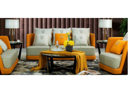 Design Möbel Sofa Coch 3 Sitz Polster Wohnzimmer Sofas Couchen Leder Dreisitzer