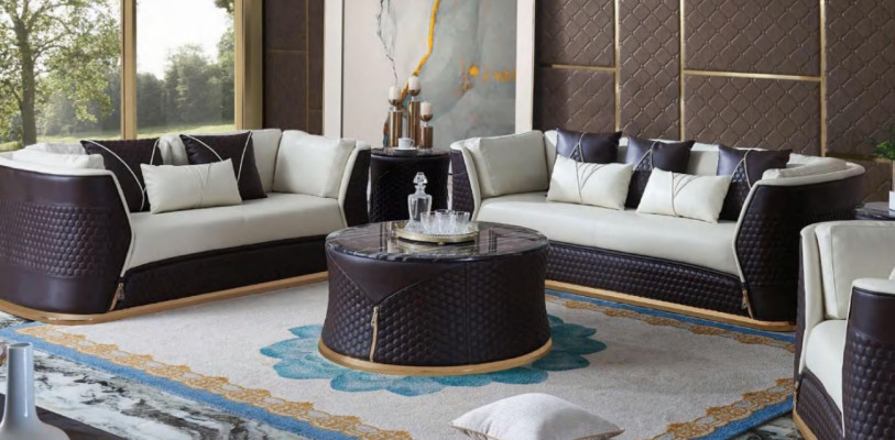 Sofagarnitur 321 Sitzer Set Design Sofa Polster Couchen Modern Luxus neu