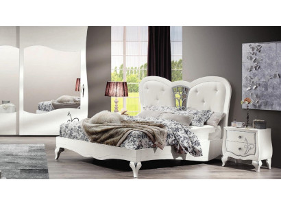 Bett Polster Design Luxus Doppel Hotel Betten Schlaf Zimmer Bettgestelle Holz
