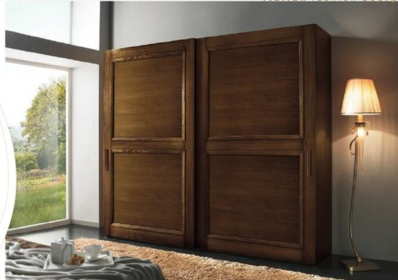 Kleiderschrank Schränke Kleider Schrank Luxus Schwebetüren Design Holz Modern