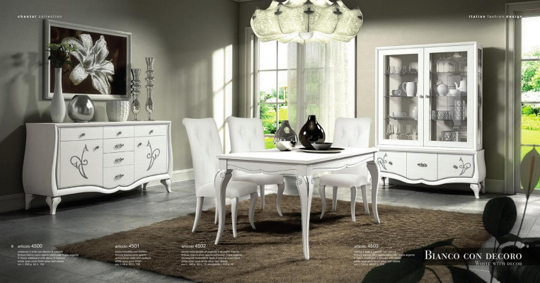 Esszimmer Esstisch Stuhl Kommode Vitrine Gruppe Tisch Holz Tische Lux Set 7tlg.