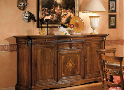 Anrichte Design Kommode Side Low Board Schrank Wohn Zimmer Regal Holz Schränke