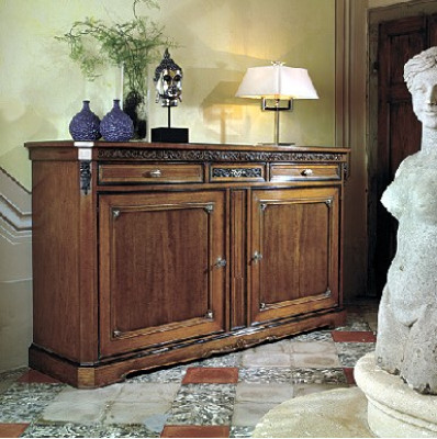 Italienische Möbel Wohnzimmer Holz Möbel Neu Sideboard tv Lowboard rtv Schrank