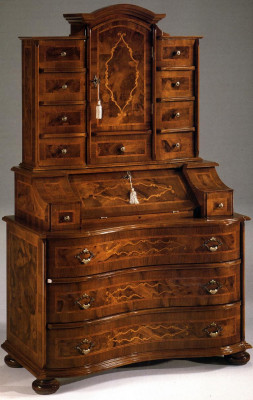 Buffet Schrank Wohnzimmer Schränke Sekretär Vaccari cav giovanni Anrichte Möbel