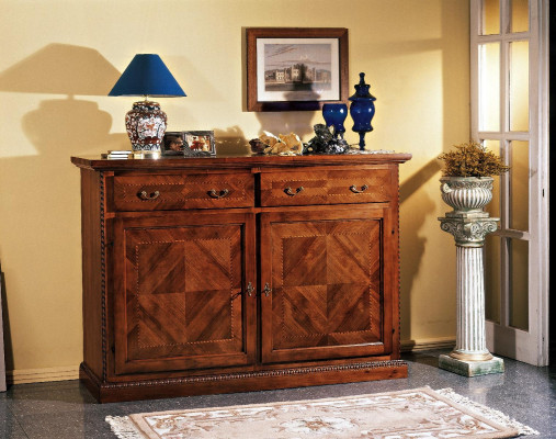 Kommoden Möbel Massiv Holz Kommode Anrichte Sideboard Braun Sideboards Schrank