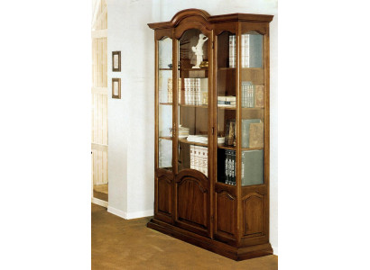 Bücherschrank Schrank Regal Echtholz Möbel Vitrine Büro Möbel Büro Einrichtung