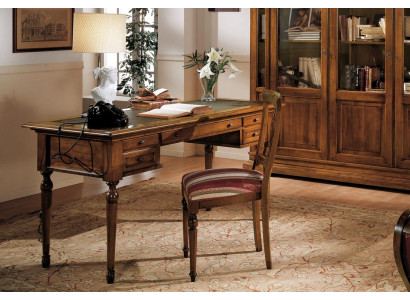 Schreibtisch Sekretär Italienische Möbel Tisch Stuhl Set Büro 2tlg Schreibtische