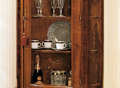 Anrichte Massivholz Sideboard Wohnzimmer Anrichte Vaccari cav giovanni Glastüren