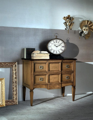 Kommode Schubladen Holz Kommoden Wohnzimmer Sideboard Schrank Schränke Massiv