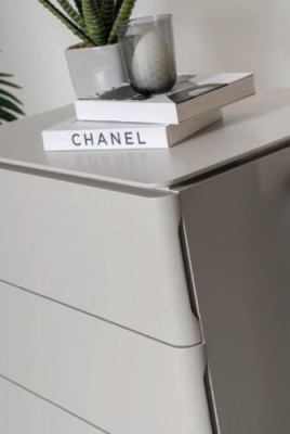 Kommoden Wohnzimmer Set Kommode mit Spiegel Holz Still Modern weiß