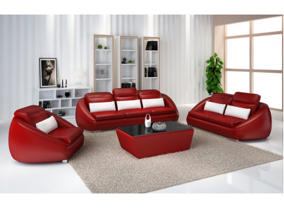 Sofagarnitur 3+2+1 Sitzer Modern Set Design Sofa Polster Couchen Couch