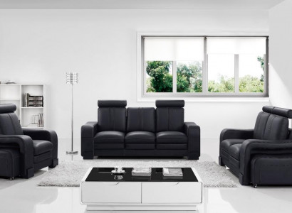 Sofagarnitur 3+1+1 Sitzer Set Design Sofa Polster Couchen Couch Moderne