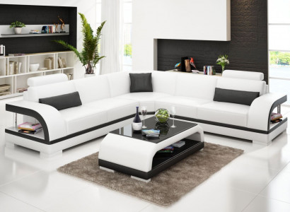 Moderne Sofa Eckgarnitur L Form Polster Ecke Designer Couch Sitz Möbel