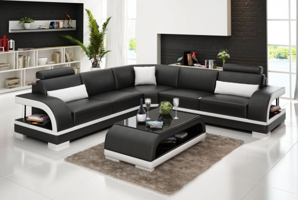 Moderne Sofa Eckgarnitur L Form Polster Ecke Designer Couch Sitz Möbel