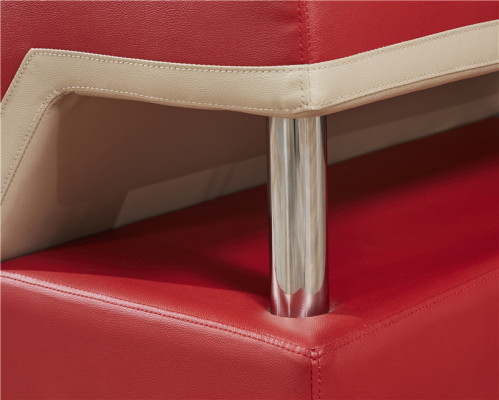 L Form Leder Wohnlandschaft Couch Polster Sitz Ecksofa Sofa Wohnzimmer