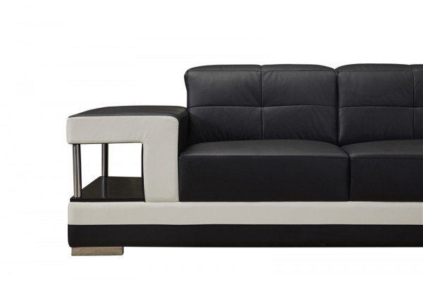 Ledersofa L-Form Couch Wohnlandschaft Ecksofa Garnitur Design Sofa