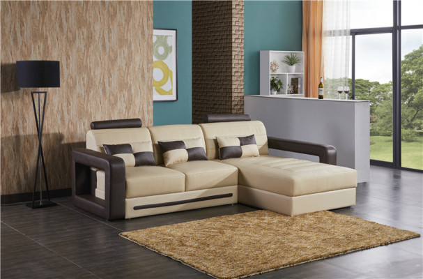 Ecksofa L Form Sofa Couch Polster Garnitur Wohnlandschaft Ledersofa