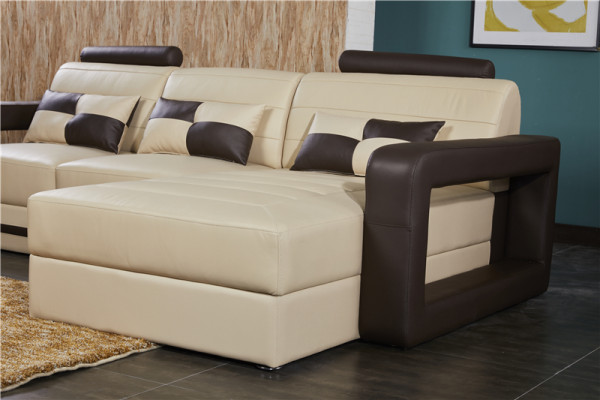 Ecksofa L Form Sofa Couch Polster Garnitur Wohnlandschaft Ledersofa