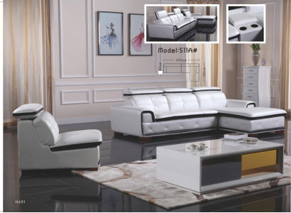 Polster Leder Couch Eck Sofa Sitz Wohn Zimmer Landschaft Sofas Neu Eck