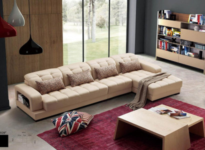 Polster Leder Couch Eck Sofa Landschaft Sofas Neu Eck Garnitur Sitz Wohn