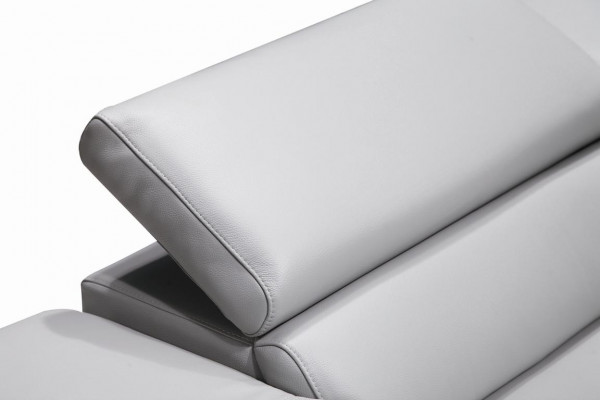 Ledersofa Couch Wohnlandschaft Ecksofa Eck Garnitur Design Modern Sofa 1530B