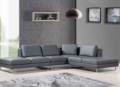 Ledersofa Design Polster Ecksofa Wohnlandschaft Eck Sofas Couchen