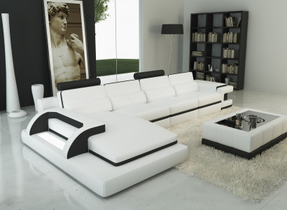 Ledersofa Ecksofa Polster Eck Garnitur Sofas Couchen Sofa Wohnlandschaft