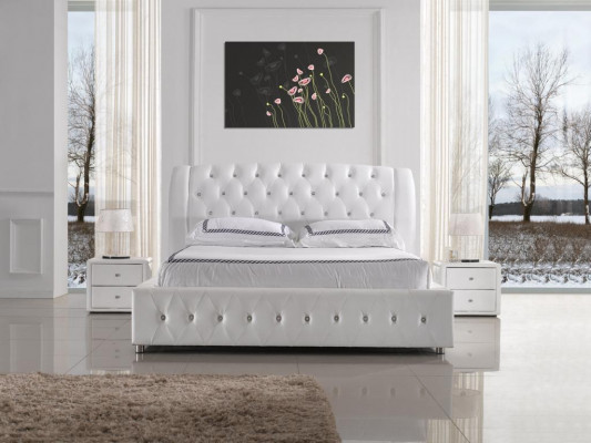 Modernes XXL Hotel Design Bett Betten Luxus Doppel Leder Chesterfield