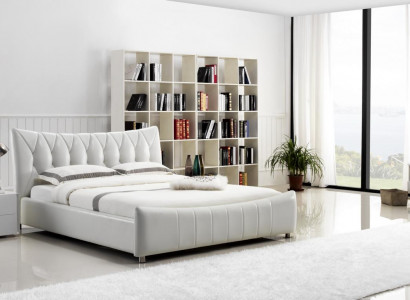 Modernes Design Bett XXL Betten Hotel Luxus Stil Doppel Leder 140 160