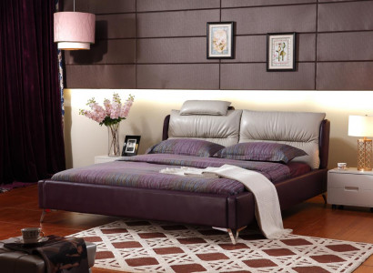 Modernes Luxus Design Bett XXL Betten Stil Dekor Hotel Doppel Leder 140 160