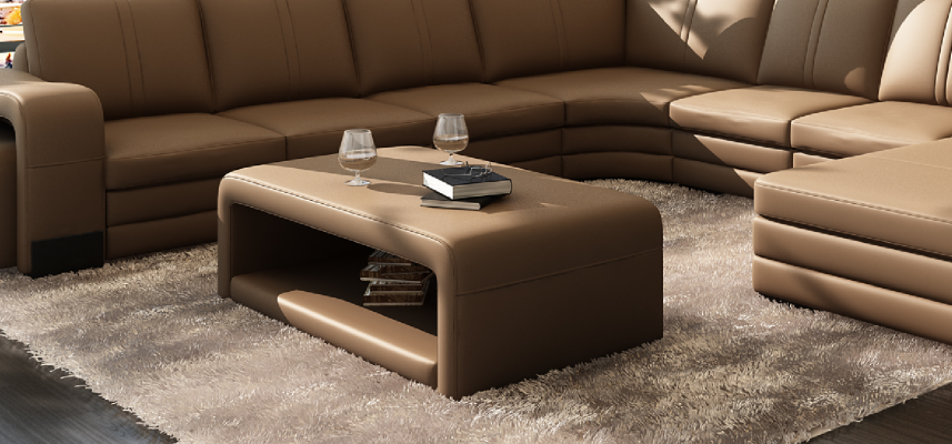 Design Modern Couchtisch franco Tische Wohnzimmer Tisch Gepolstert