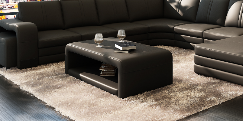 Design Modern Couchtisch franco Tische Wohnzimmer Tisch Gepolstert