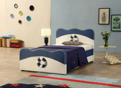 Kinderbett Bett Polster Betten Luxus Hotel Jugend 3D XXL Big 120 / 150x200cm Neu