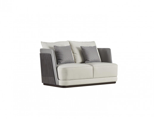 Italienische Designer Möbel Wohnzimmer Sofagarnitur Couch Polster Leder