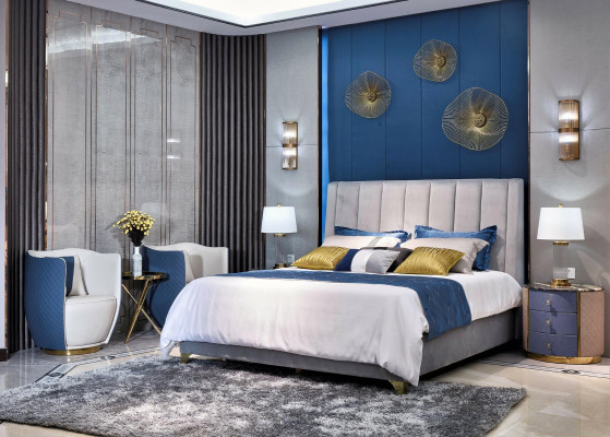 Luxuriöser 6-teiliger Schlafzimmer-Komplex im modernen Stil