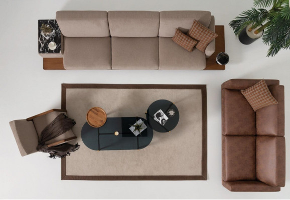 Sessel 1 Sitzer Sofa Textil Stoff Couchen Polster Design Möbel Neu Grau