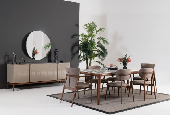 Esszimmerstuhl Stuhl Set Sessel Polster Holz Stühle Hotel Royal