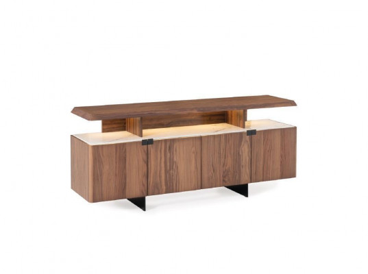 2tlg Luxus Holz Kommode Schrank Sideboard Anrichte Design Möbel