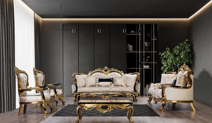 Luxus Wohnzimmertisch Couchtisch Sofatisch Klassische Beistelltisch Designer Neu