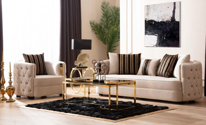 Wohnzimmer Luxus Sessel Moderne Einsitzer Design Chesterfield 1er Italien Möbel