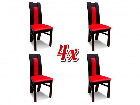 Garnitur Sitz Polster Holz 4x Stühle Wohnzimmer Neu Ess Zimmer Gruppe Set Stuhl