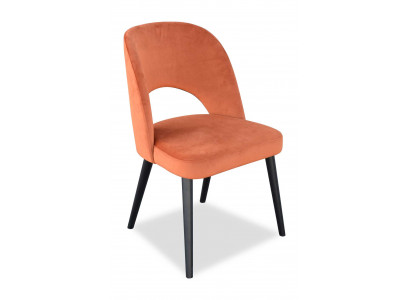 Luxus Design Polster Stuhl Esszimmerstuhl Sitz Lehn Esszimmer Holz Neu